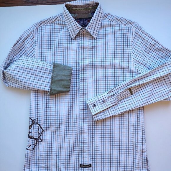 English Laundry Men's Long Sleeve Embroidered Shirt  Scott Weiland Size L/XL - Picture 9 of 14